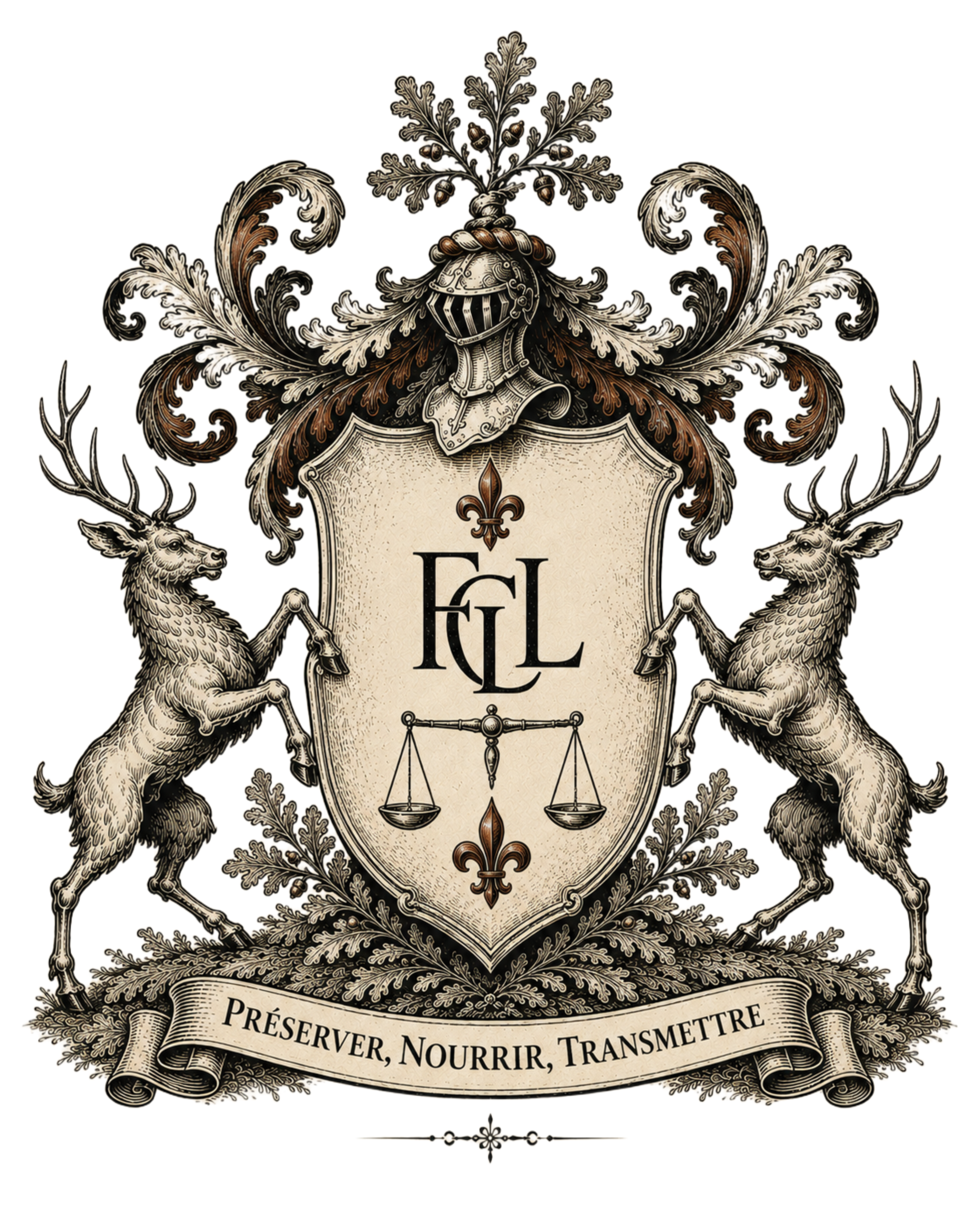 Armes de la Fiducie Claude Leblanc